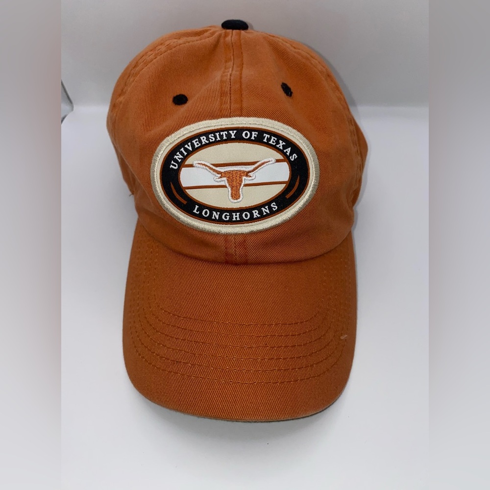 Texas Longhorns ADJUSTABLE Hat Embroidered BY Captivating Headgear Silver Series